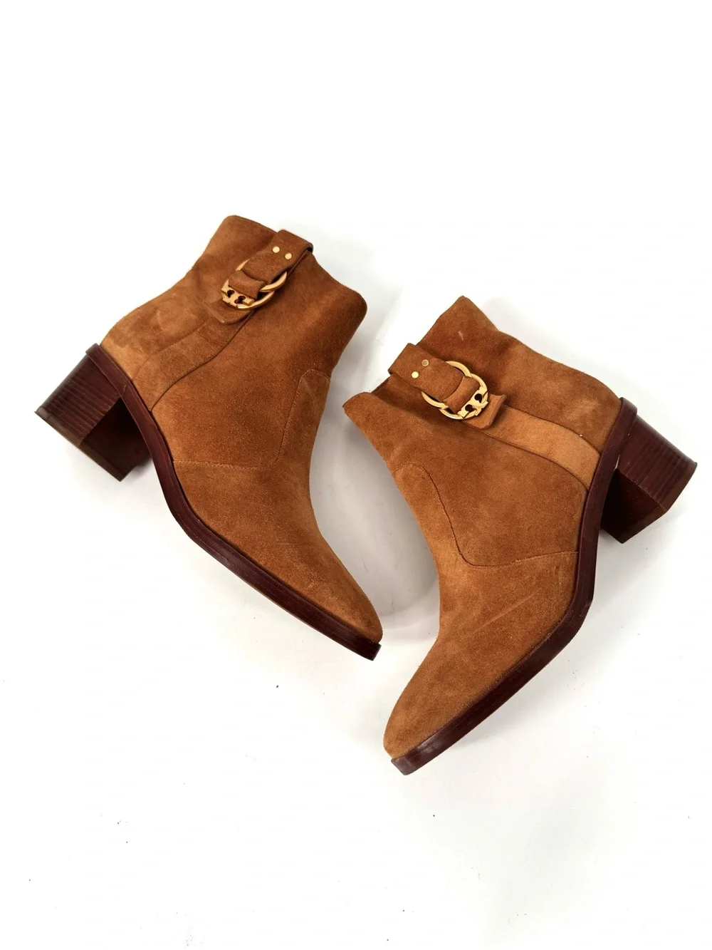 Tory Burch Marsden Bootie Tan Suede